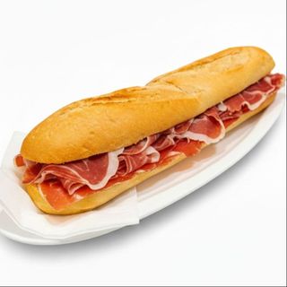 Baguette jamón serrano