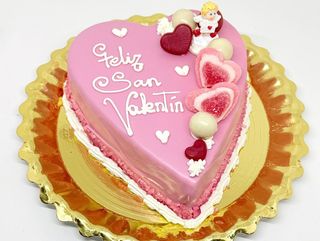 Tarta San Valentin - Pantera Rosa
