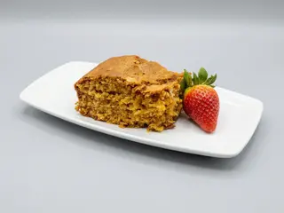 Bizcocho de naranja y jengibre casero