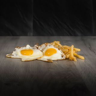 Huevos Fritos Con Patatas