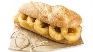 Bocadillo De Calamares Fritos