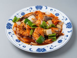 #44. Langostinos Agridulce