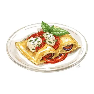 Ravioli alle Melanzane e Mozzarella (NEW)