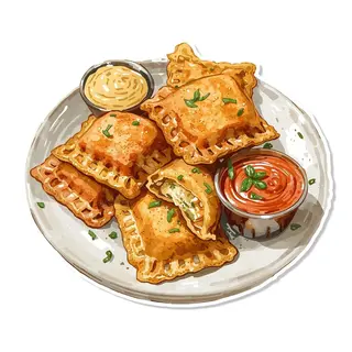 Raviolettis Fritos Rellenos de Ricota y Scamorza (NEW)