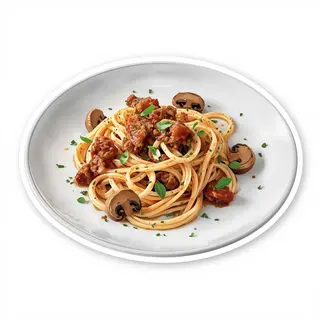 Casarecce con Salsicce, Funghi e Panna (NEW)