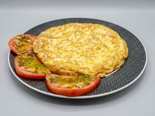 Tortilla De Bacalao Y Puerros