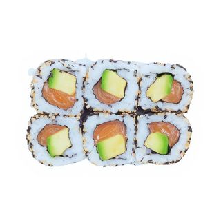 Uramaki Salmón, Aguacate y Pepino Individual