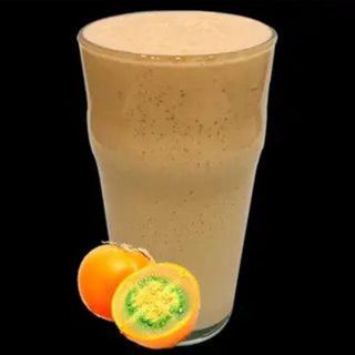 Zumo Natural de Lulo en Leche