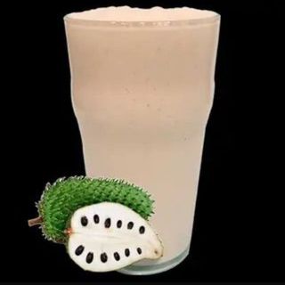 Zumo Natural de Guanábana en Leche