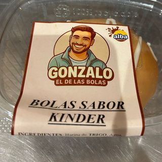 BOLAS D GONZALO SABOR KINDER