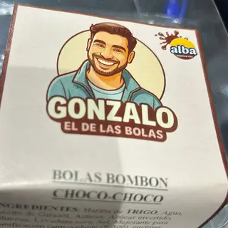 BOLAS D GONZALO SABOR BOMBON CHOCO CHOCO