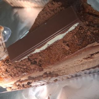 PORCION TARTA QUESO CHOCOLATE