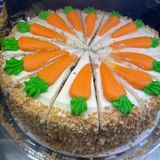 Porción de tarta Zanahoria