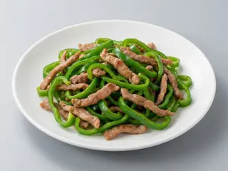 Ternera con pimiento verde