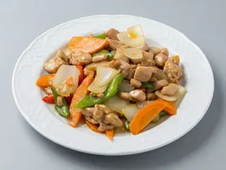 Pollo con curry