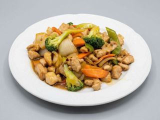 Pollo con verduras