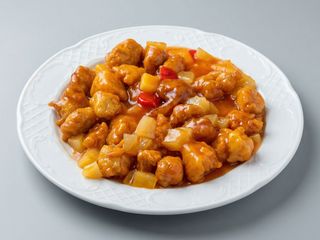 Pollo agridulce