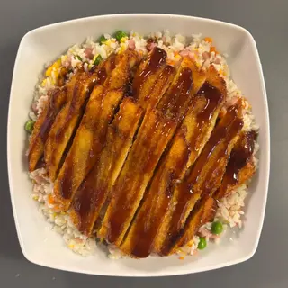 Arroz frito delicia Tempura