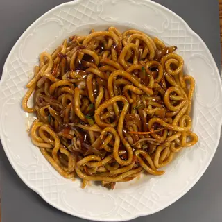 Yaki udon con teriyaki