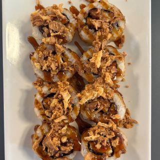 Crispy salmon roll