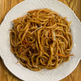 Yaki udon con pollo