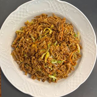Arroz frito con soja