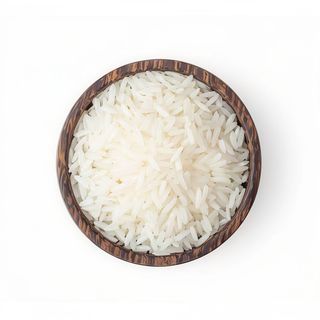 ración de arroz basmati