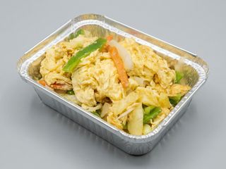 32. Huevos revueltos con verduras 