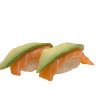 (2P) Nigiri salmón y aguacate