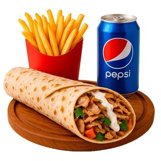 Lahmacun A Elegir + Patatas + Bebida