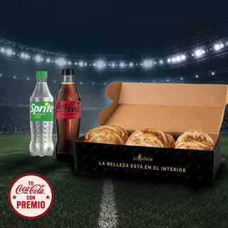 Pack Selección (12 empanadas + 2 bebidas)