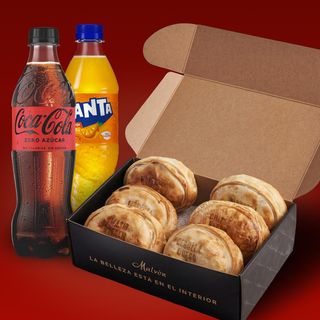 Combo 6 empanadas + 2 Bebidas