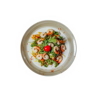 Ensalada de gambas
