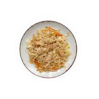 Tallarines Fritos Con Pollo O Ternera