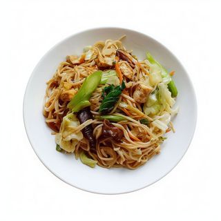 Tallarines Fritos Con Verdura