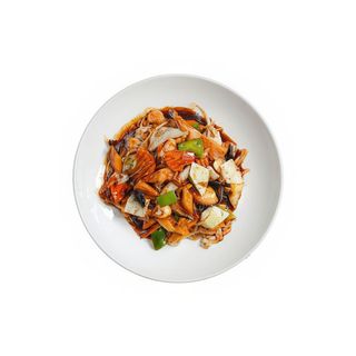 Pollo Con Bambú Y Setas