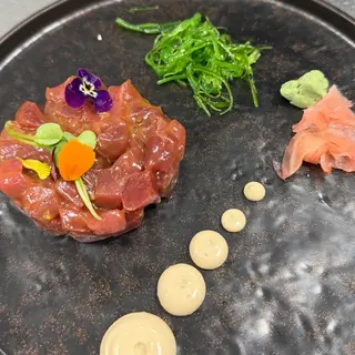 Tartar de atún de descargamento