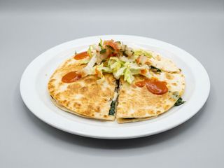 Quesadilla de Espinaca con Champiñon
