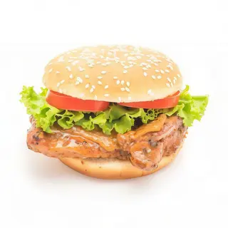 Hamburguesa de Pollo Barbacoa