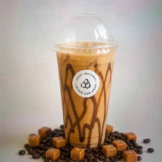 Frappé de caramelo y chocolate