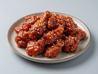 44a. Pollo de con salsa ostras