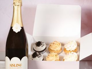 The Classic Celebration – 6 Cupcakes + Aisling Brut Gran Reserva 2015