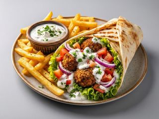 Menu Rollo Falafel