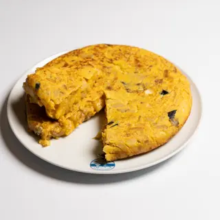 Tortilla de Berenjena con Queso de Cabra (Para 4-6 persones)