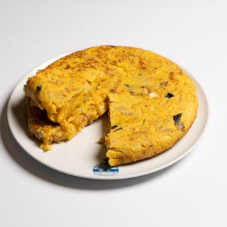 Tortilla de Berenjena con Queso de Cabra (Para 4-6 persones)
