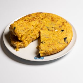 Tortilla de Berenjena y Queso de Cabra (Para 8 personas)