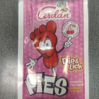 piruleta con pica pica sabor cereza (1 Ud.)