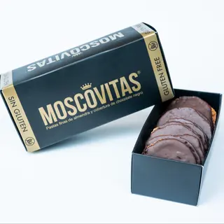 SIN GLUTEN Estuche 160g Moscovitas® Dark