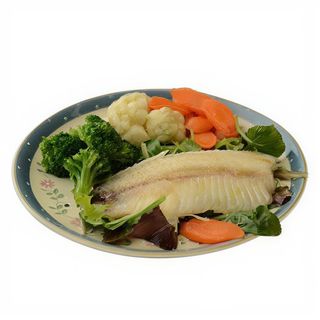 Pescado Al Vapor Con Vegetales