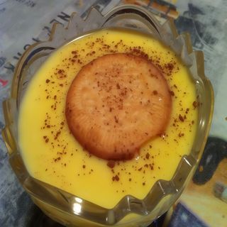 Natilla De Vainilla Con Galleta